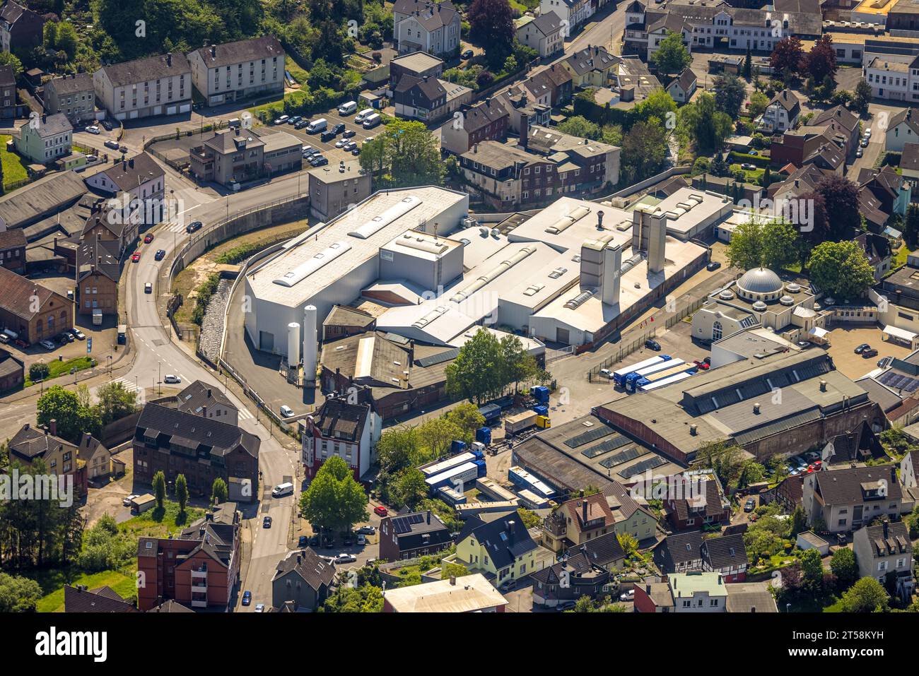 Aerial view, DITIB Mosque Hagen Hohenlimburg, BWS Philipp Boecker und