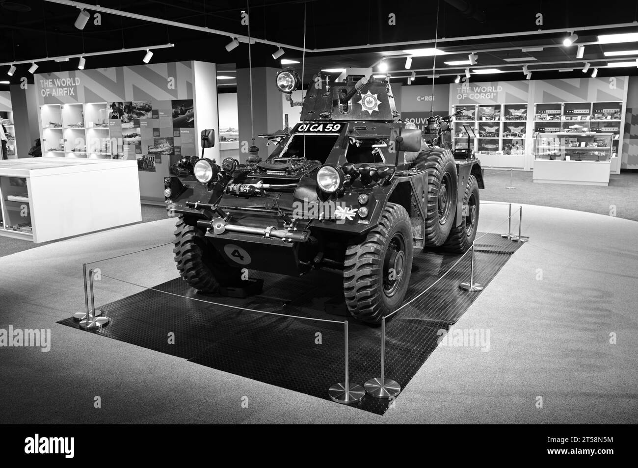 A Daimler Armoured Car at Hornby wonder works Stock Photo - Alamy