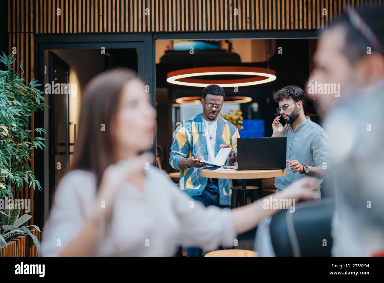 Collaboration and Communication for Better Efficiency in Business Stock Photo