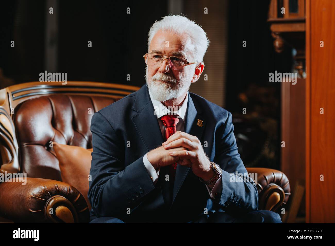 Confident successful university rector hi-res stock photography and ...