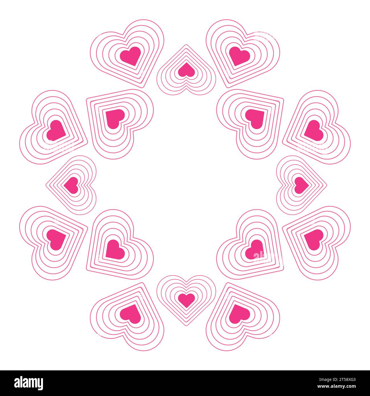 heart love decoration design Stock Vector Image & Art - Alamy