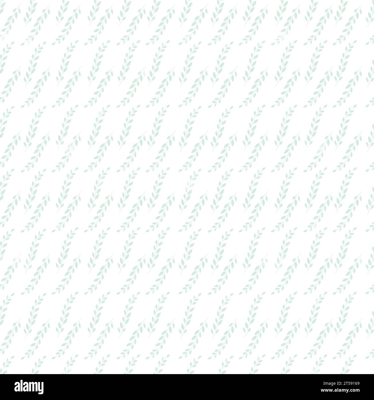 Children s seamless pattern with the image of seaweed. Ideal for bed linen, fabric, wallpaper, wrapping paper, textiles Stock Vector