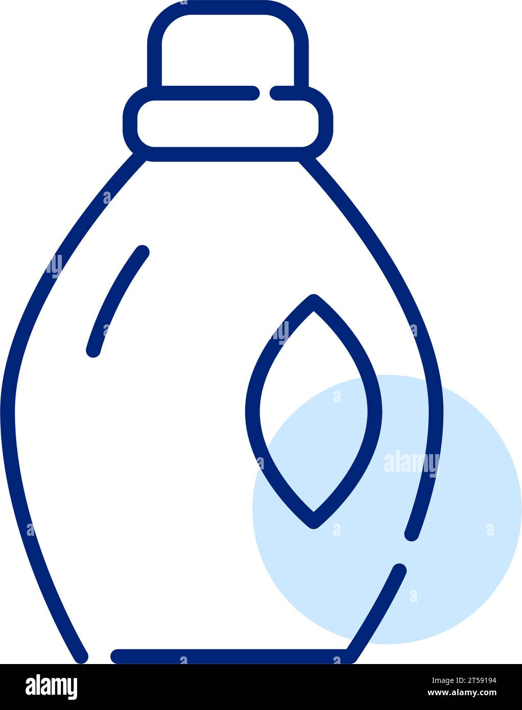 Liquid laundry detergent. Pixel perfect, editable stroke icon Stock Vector