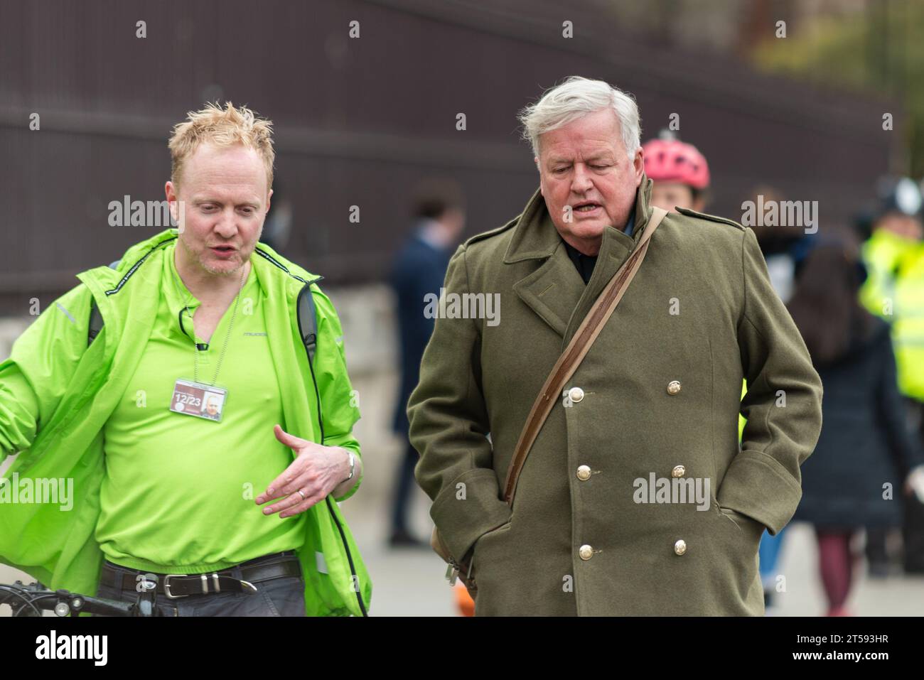 Bob Stewart MP arriving at the Palace of Westminster, Houses of