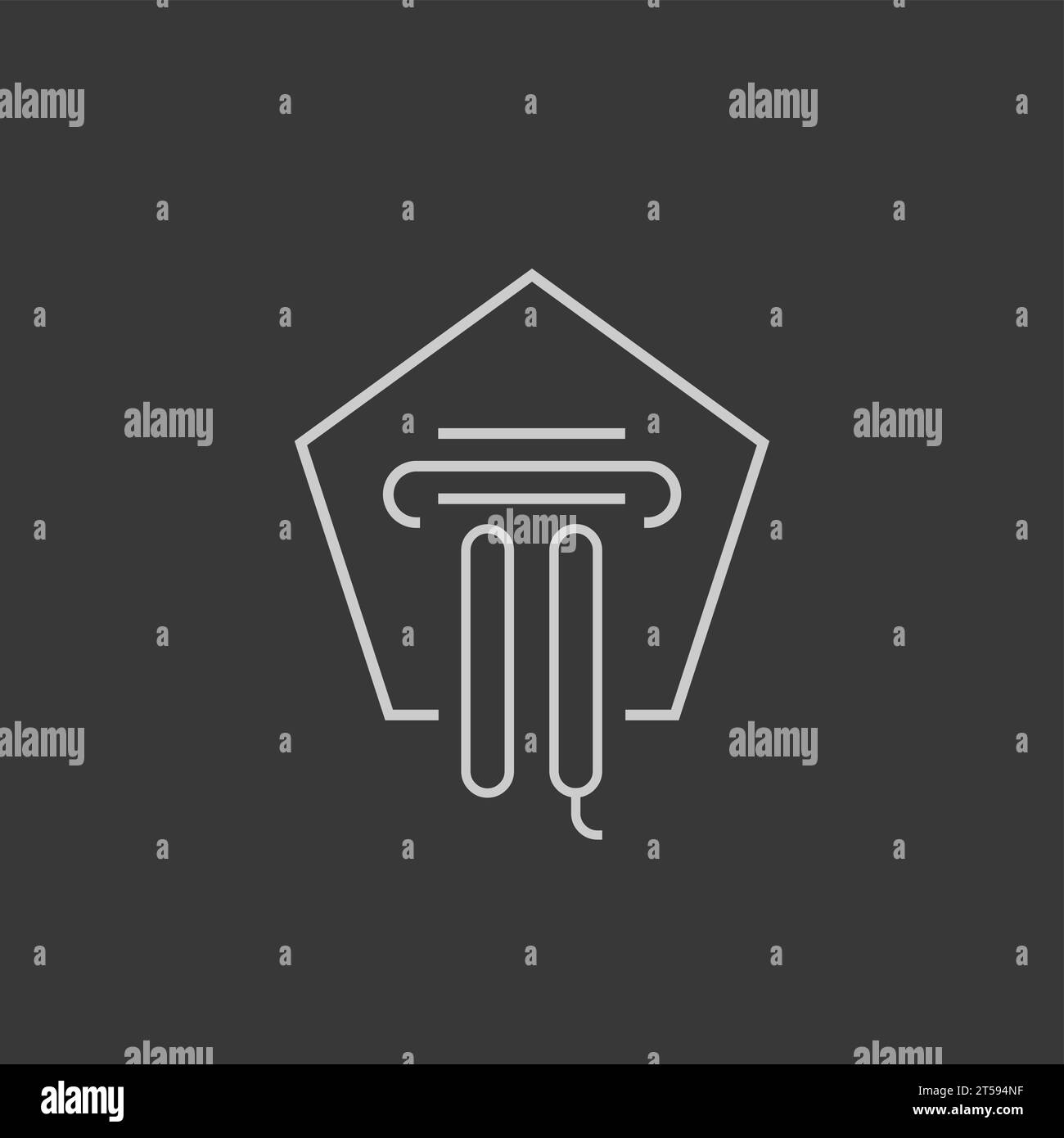initial monogram OQ with monoline pillar logo design ideas Stock Vector ...