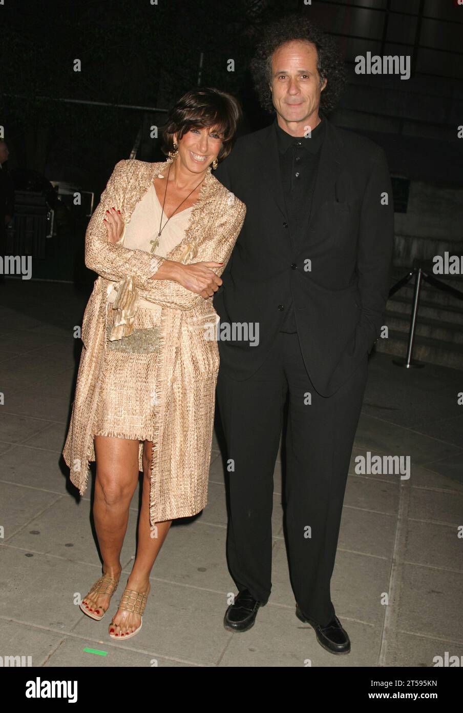 Donna Karan and Richard Baskin arriving at the Vanity Fair Party to celebrate the 3rd Annual Tribeca Film Festival at The State Supreme Courthouse in New York City on May 4, 2004.  Photo Credit: Henry McGee/MediaPunch Stock Photo