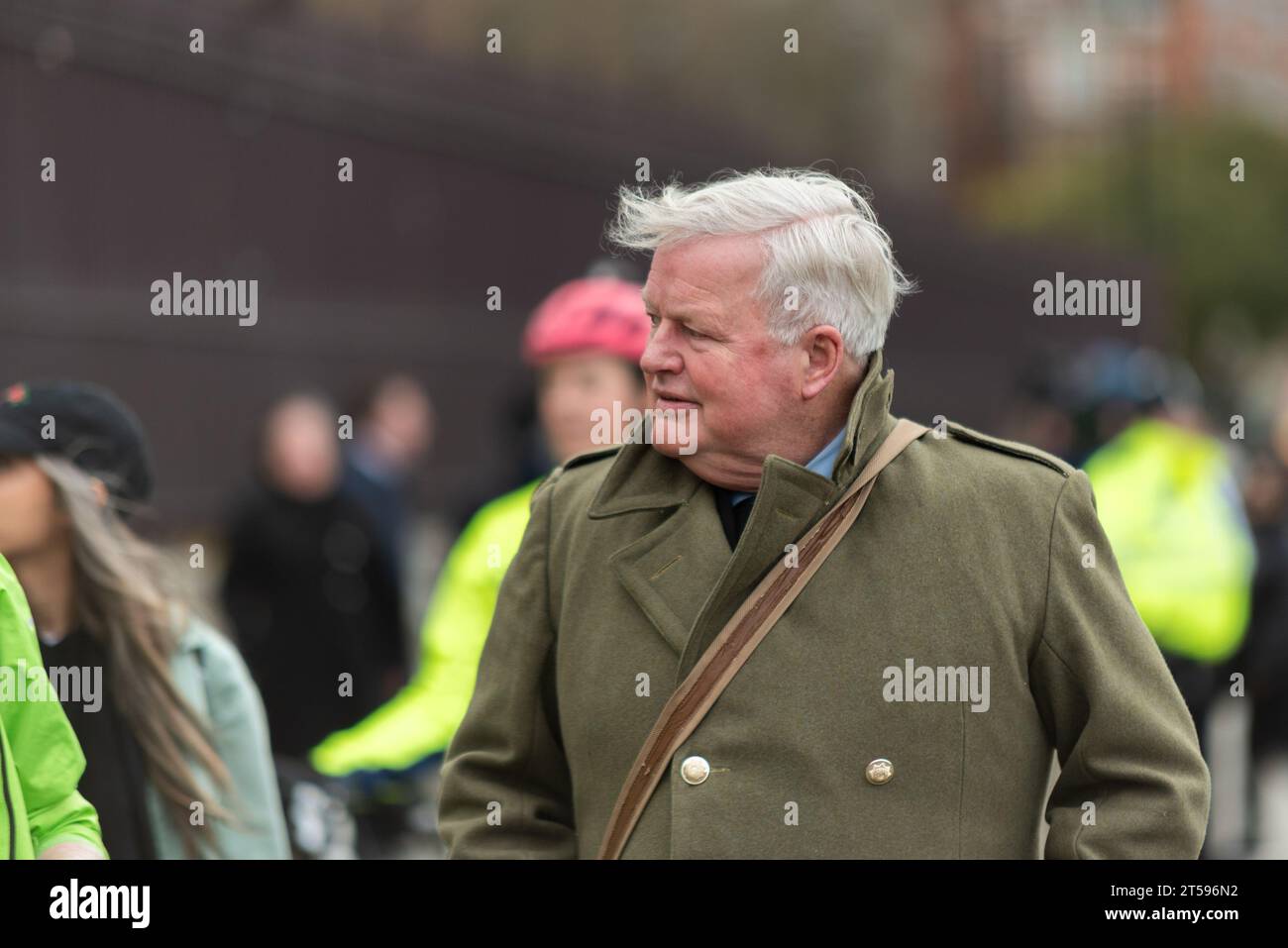 Bob Stewart MP arriving at the Palace of Westminster, Houses of