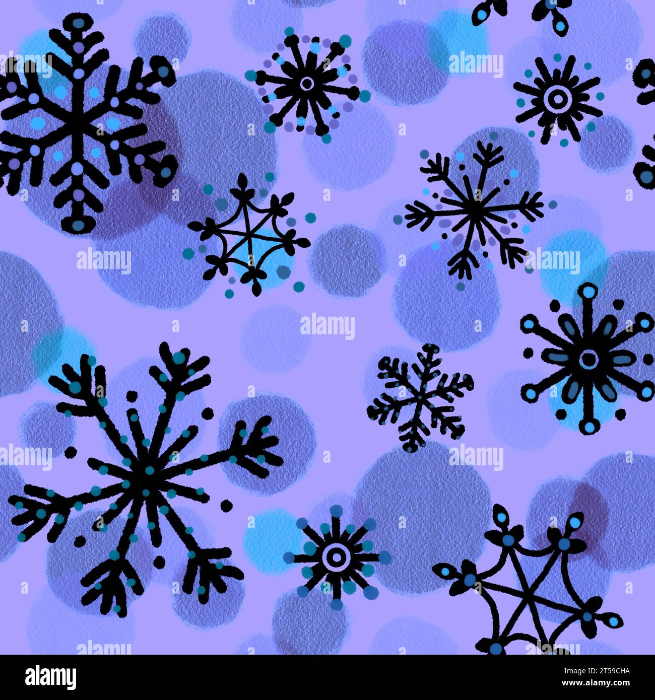 Snow Sprinkle Pattern Christmas ice scribble seamless snowflakes pattern for wrapping paper ...