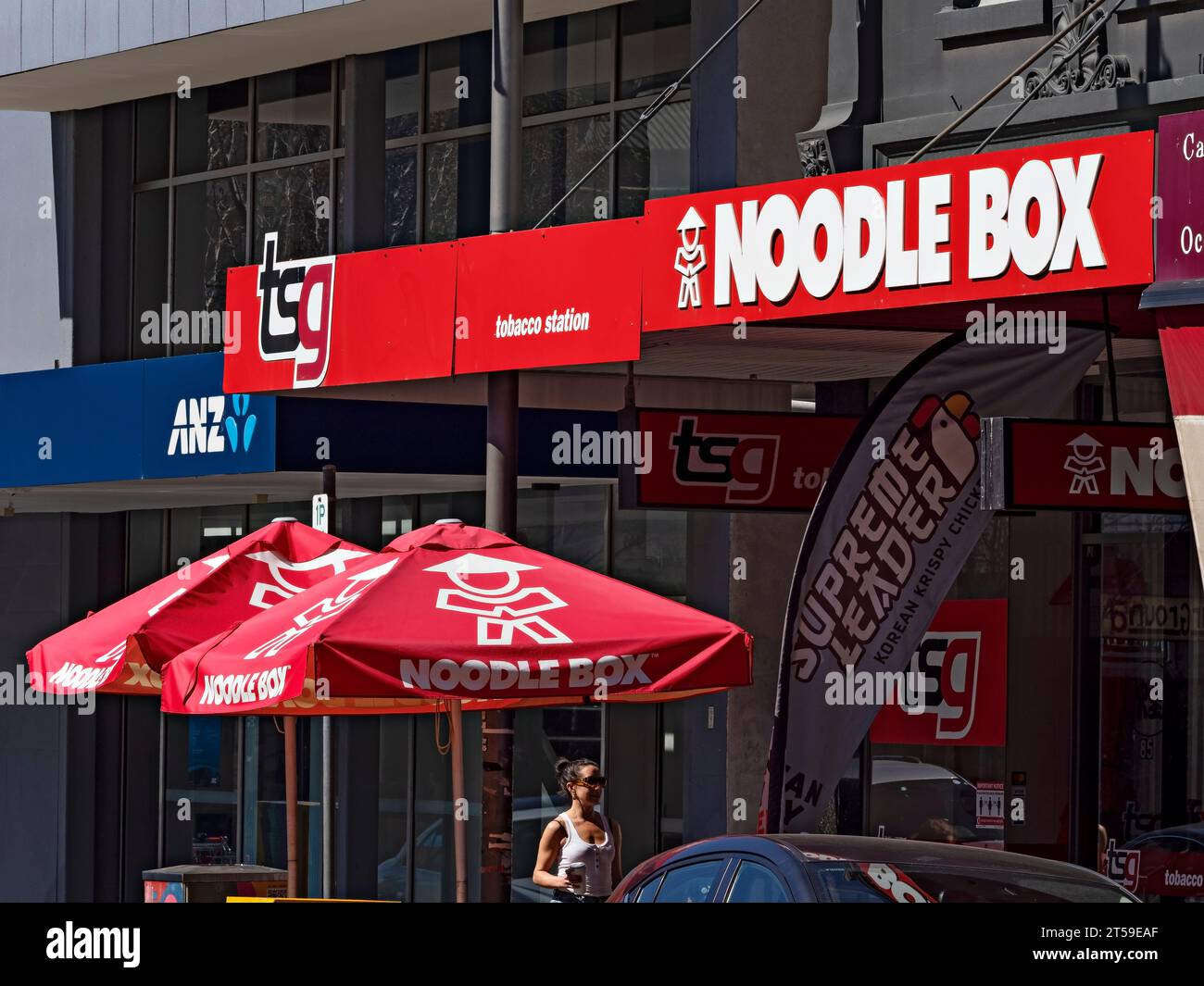 Melbourne Australia / Noodle Box serves Asian inspired cuisine in Puckle Street, Moonee Ponds