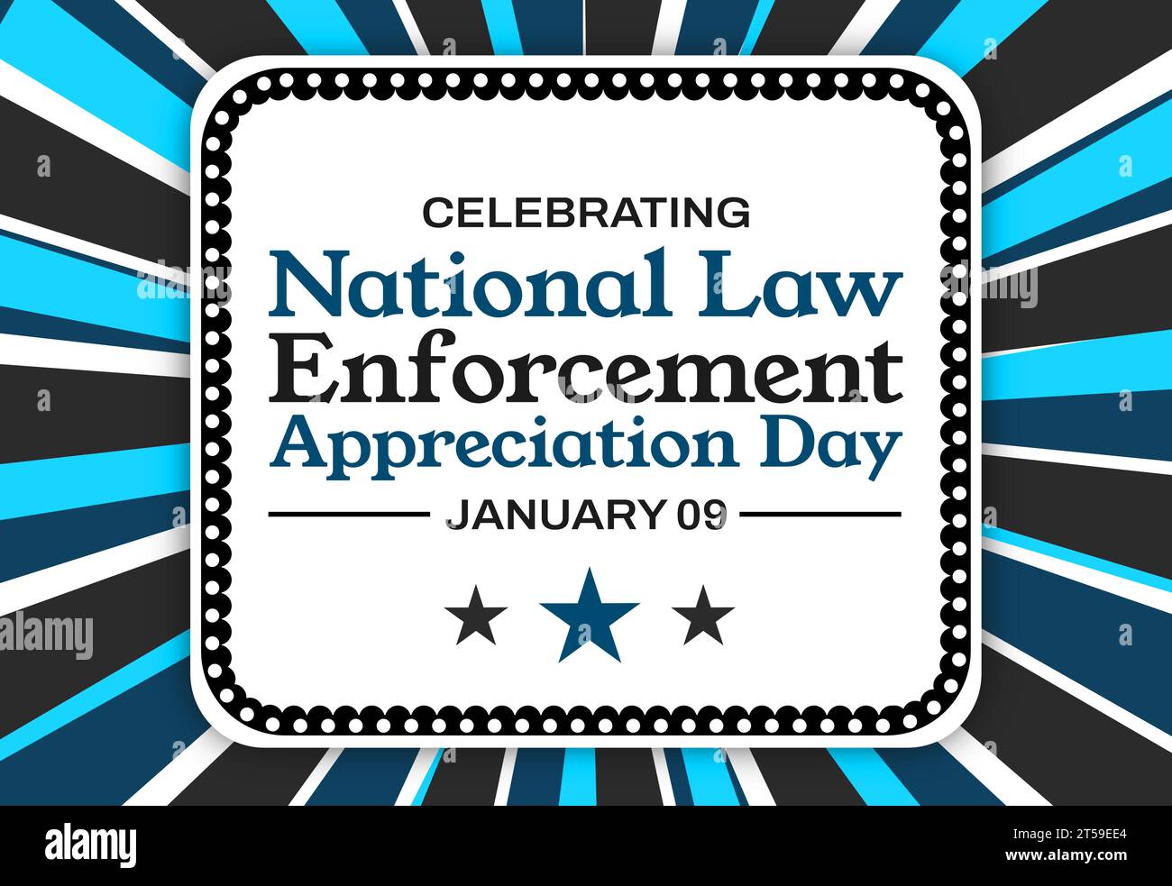 Celebrating National Law enforcement appreciation day, background ...