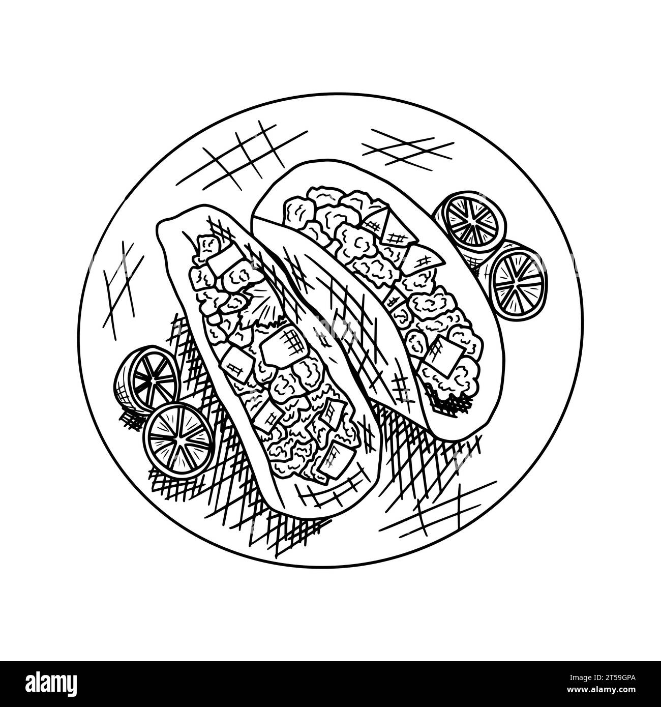 Tacos Black and White Stock Photos & Images Alamy