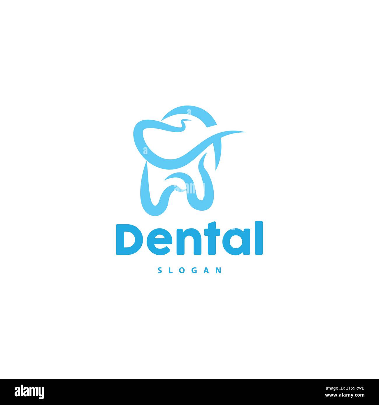 Tooth logo, Dental Health Vector, Care Brand Illustration Stock Vector