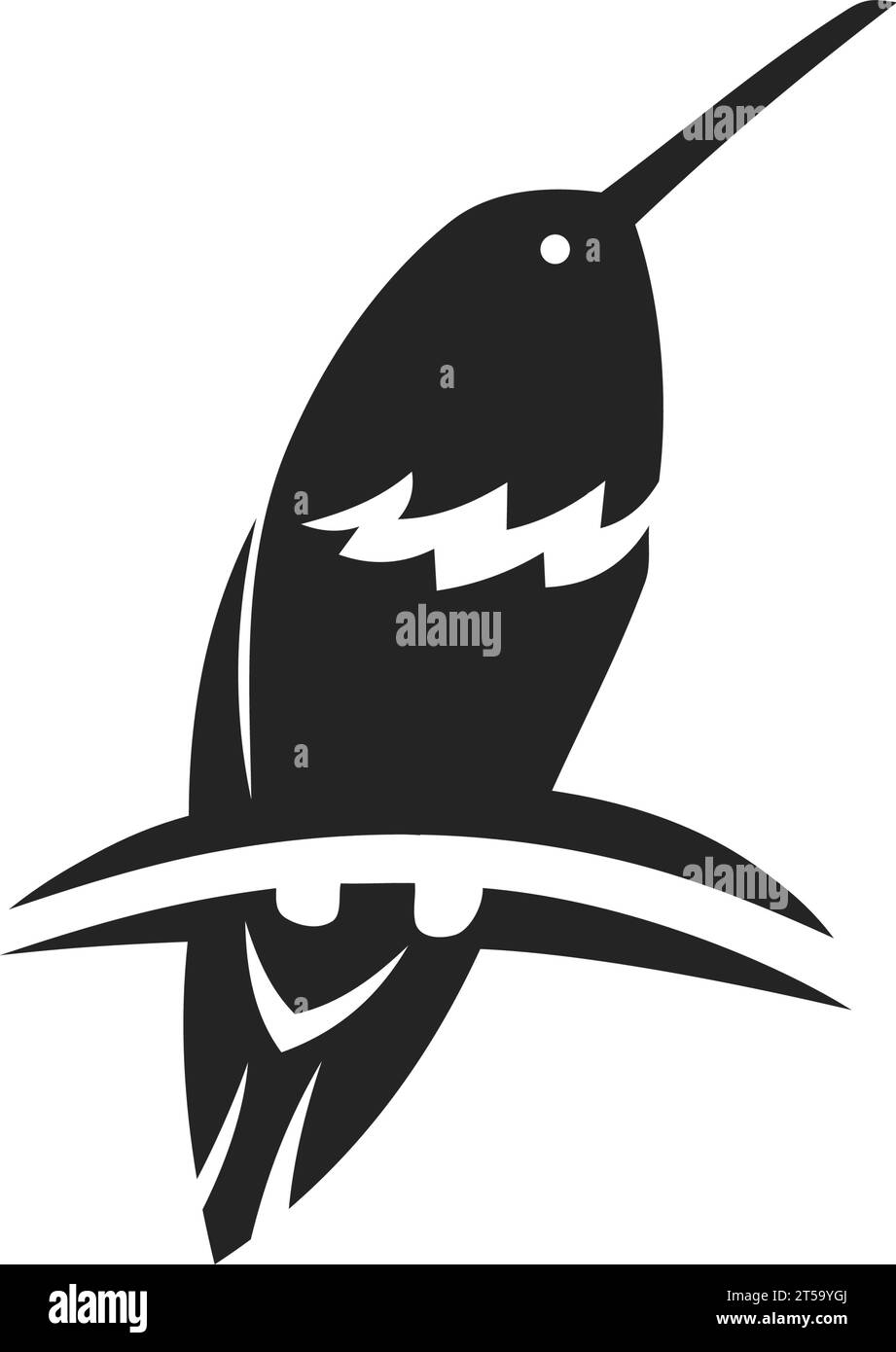 colibri logo template Isolated. Brand Identity. Icon Abstract Vector ...