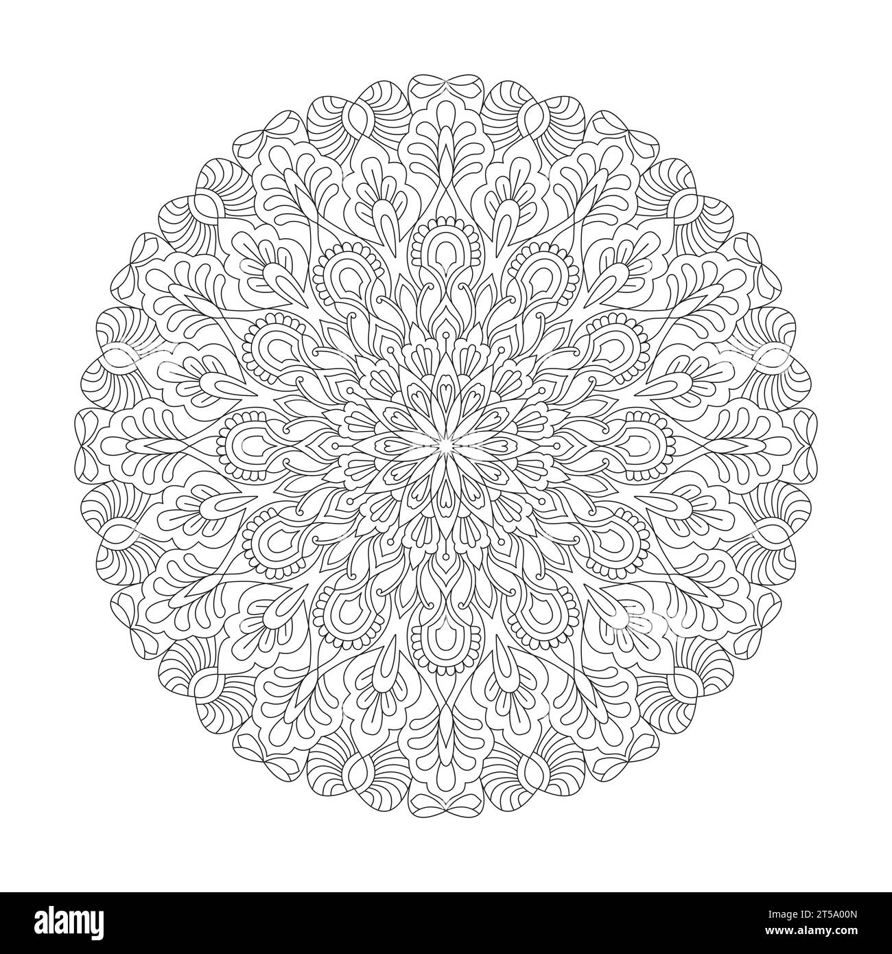120 Abstract Coloring Designs: Adult Coloring Book / Stress