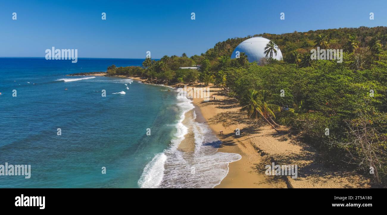 Tranquil view of Domes beach in Rincon Puerto Rico Stock Photo - Alamy