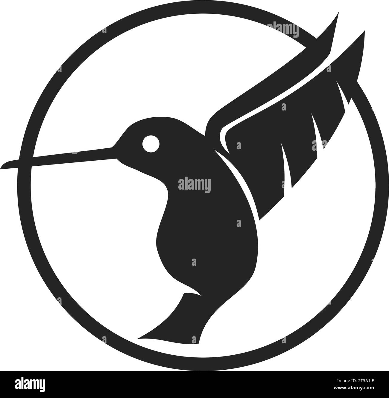 colibri logo template Isolated. Brand Identity. Icon Abstract Vector ...