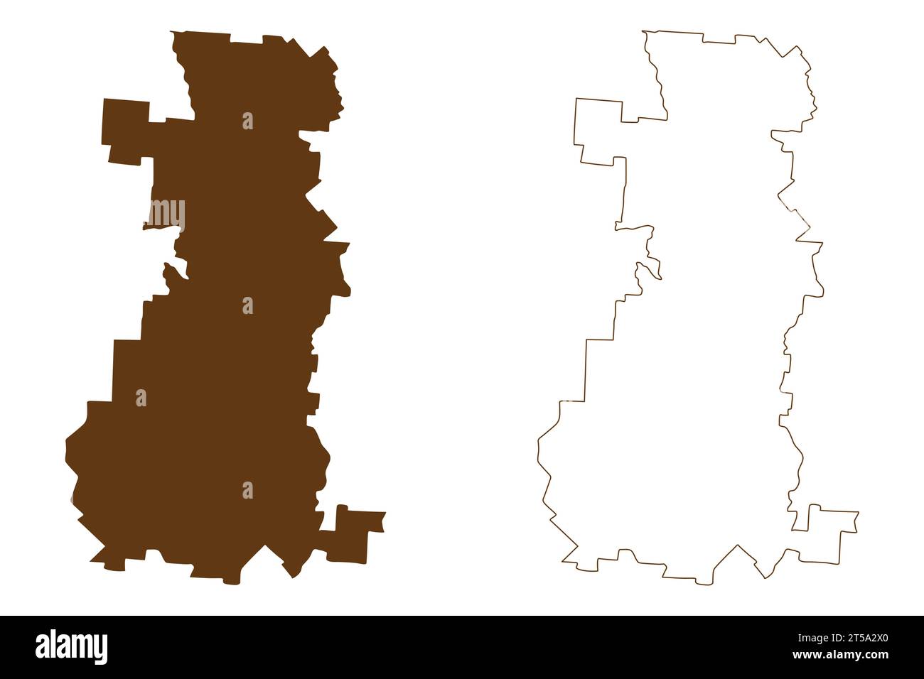 Shire of Cloncurry of Australia, Queensland state) map