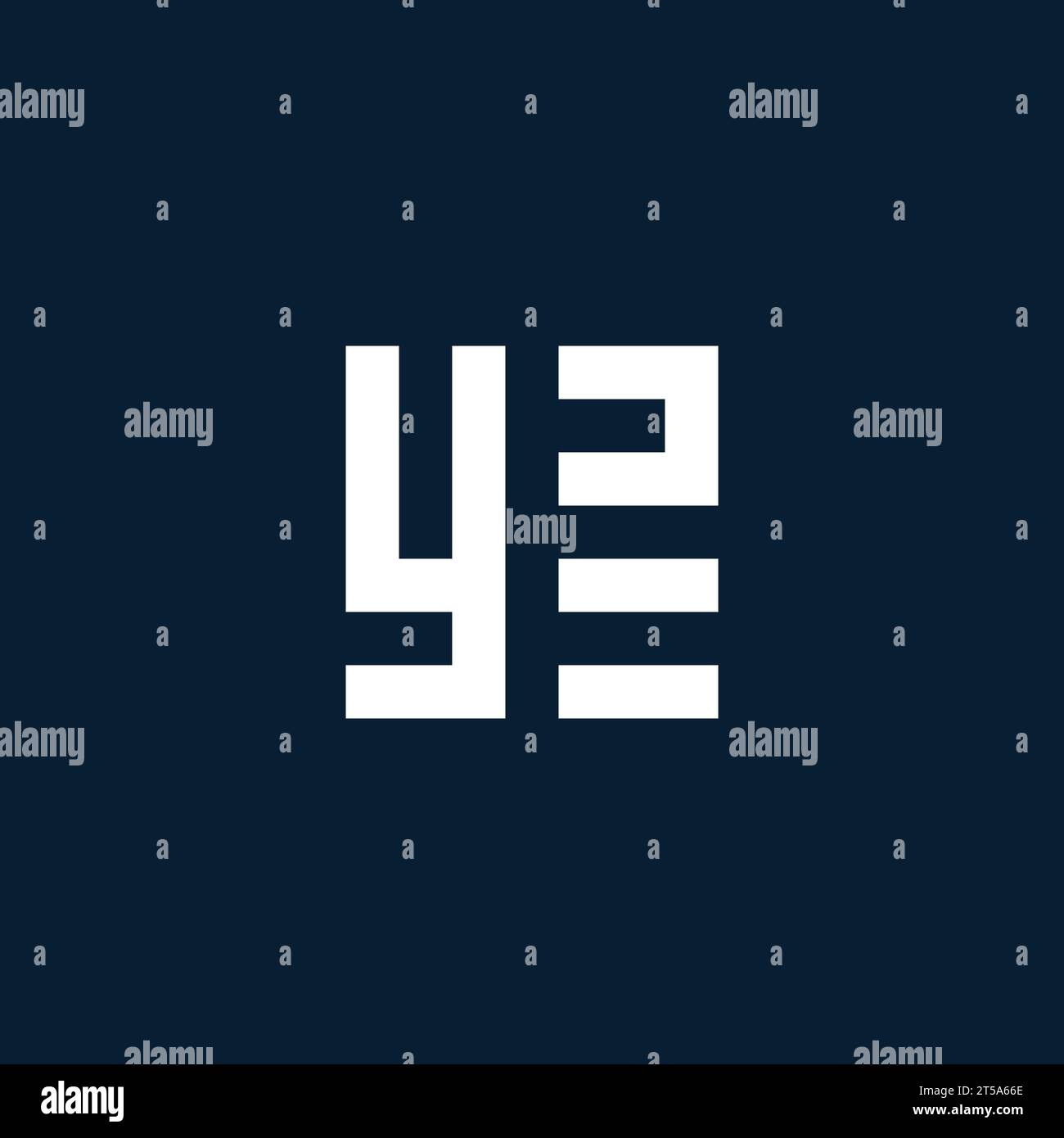 YZ initial monogram logo with geometric style design ideas Stock Vector ...