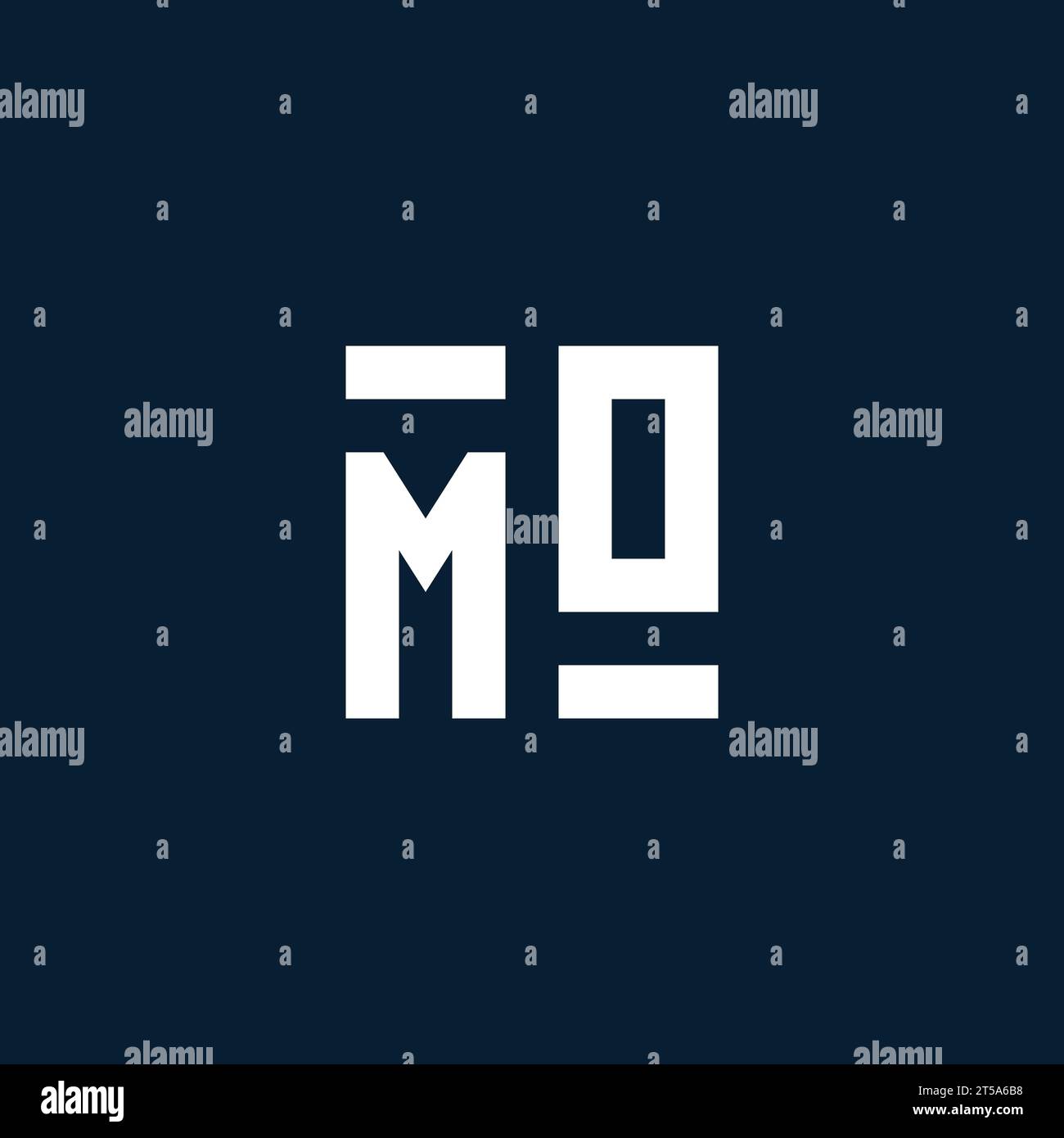 MO initial monogram logo with geometric style design ideas Stock Vector ...