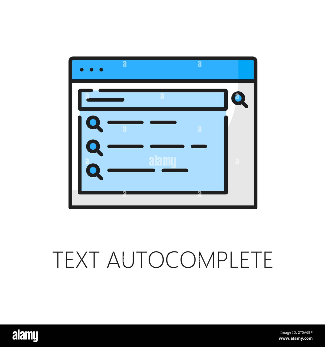 Autocomplete Stock Vector Images - Alamy