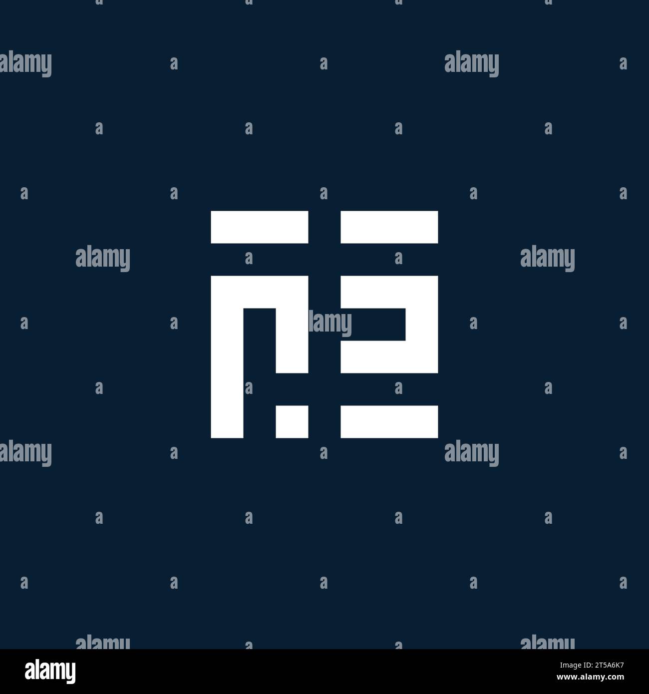RS initial monogram logo with geometric style design ideas Stock Vector