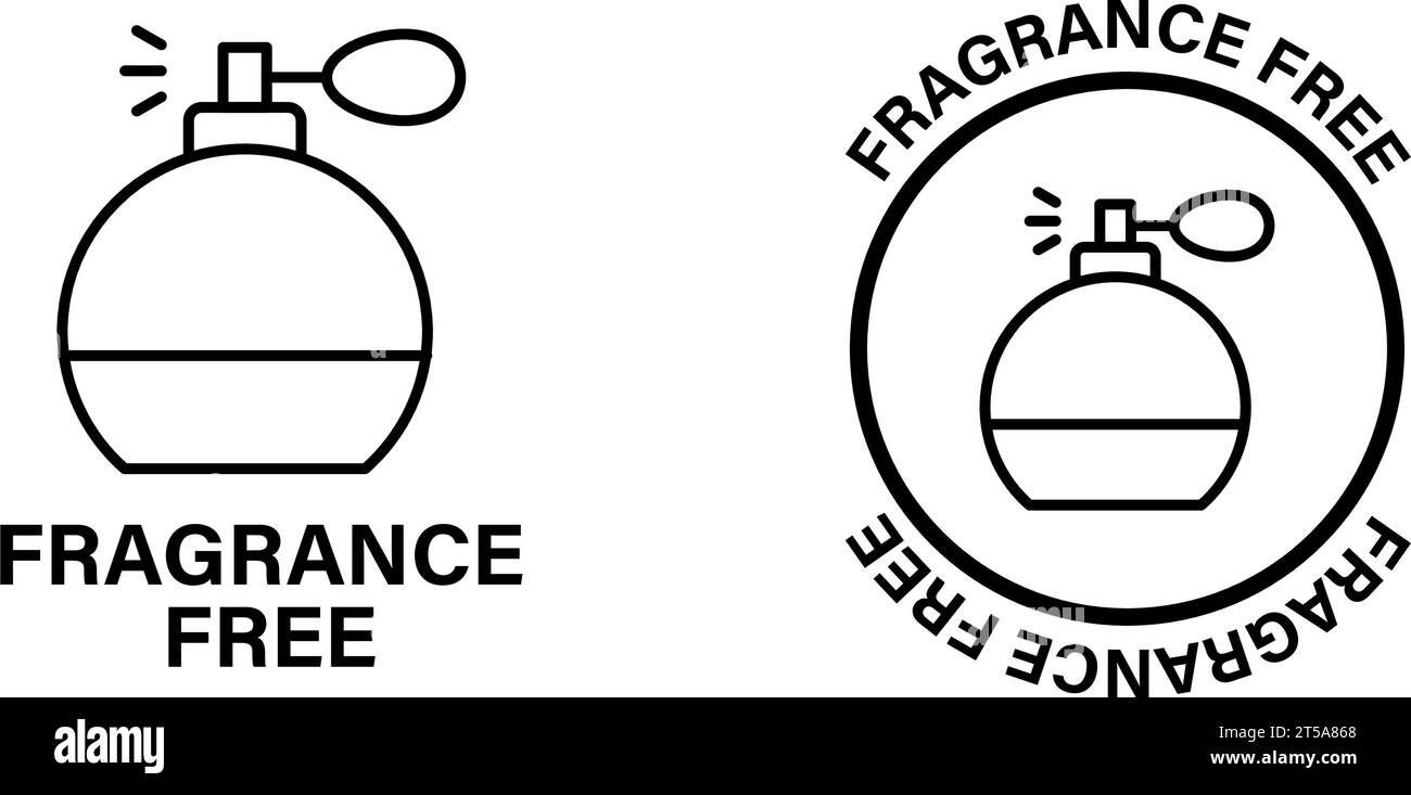Fragrance free icon symbol line style Stock Vector Image & Art Alamy