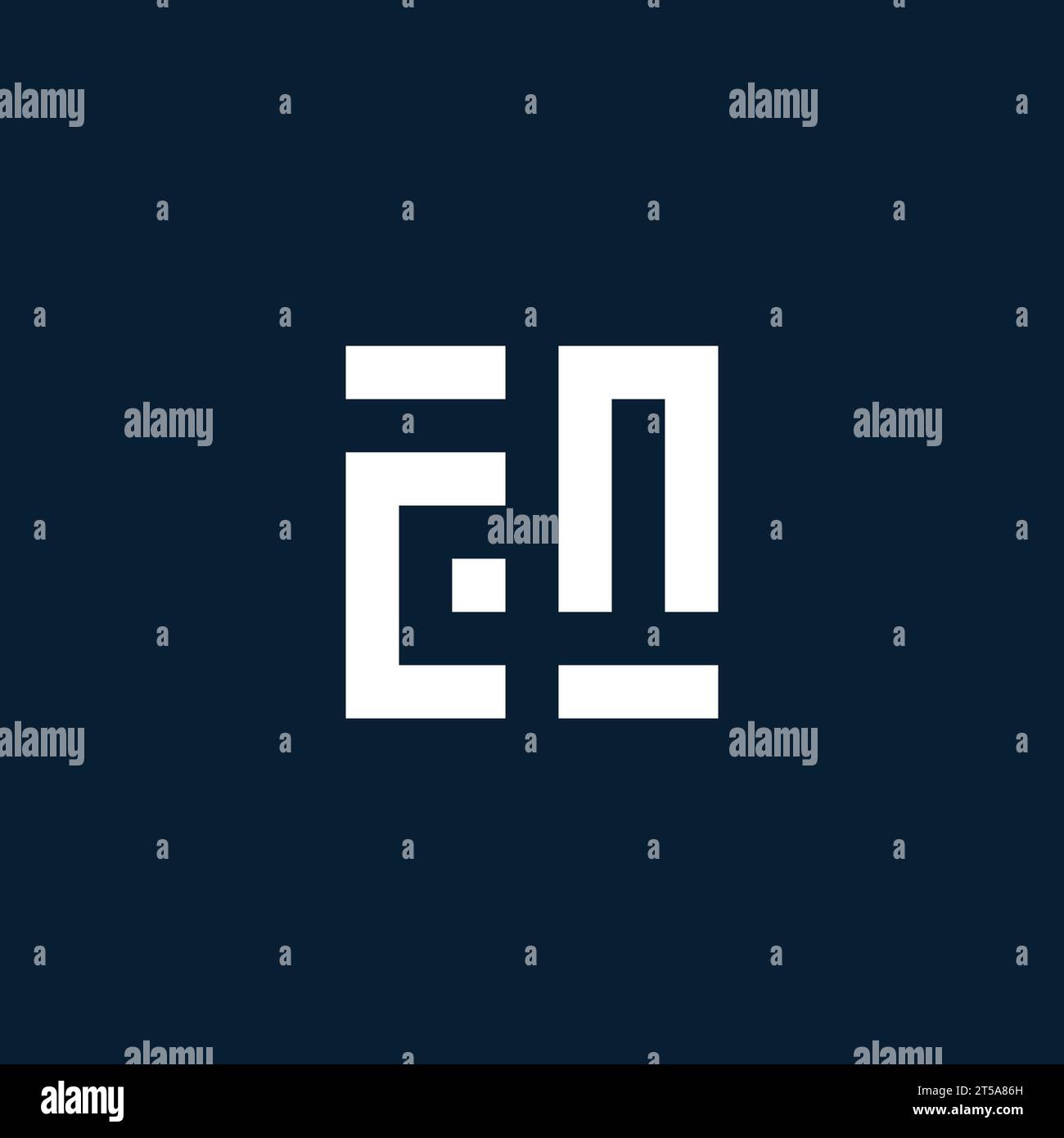 CN initial monogram logo with geometric style design ideas Stock Vector ...