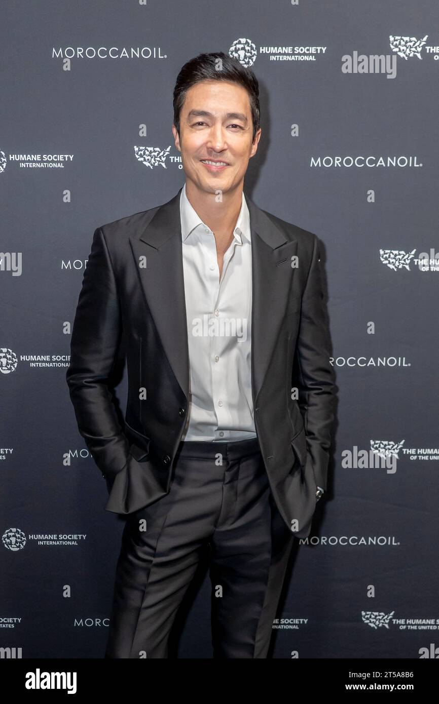 New York, United States. 03rd Nov, 2023. NEW YORK, NEW YORK - NOVEMBER 03: Daniel Henney attends The Humane Society's To The Rescue! Gala at Cipriani 42nd Street on November 03, 2023 in New York City. Credit: Ron Adar/Alamy Live News Stock Photo
