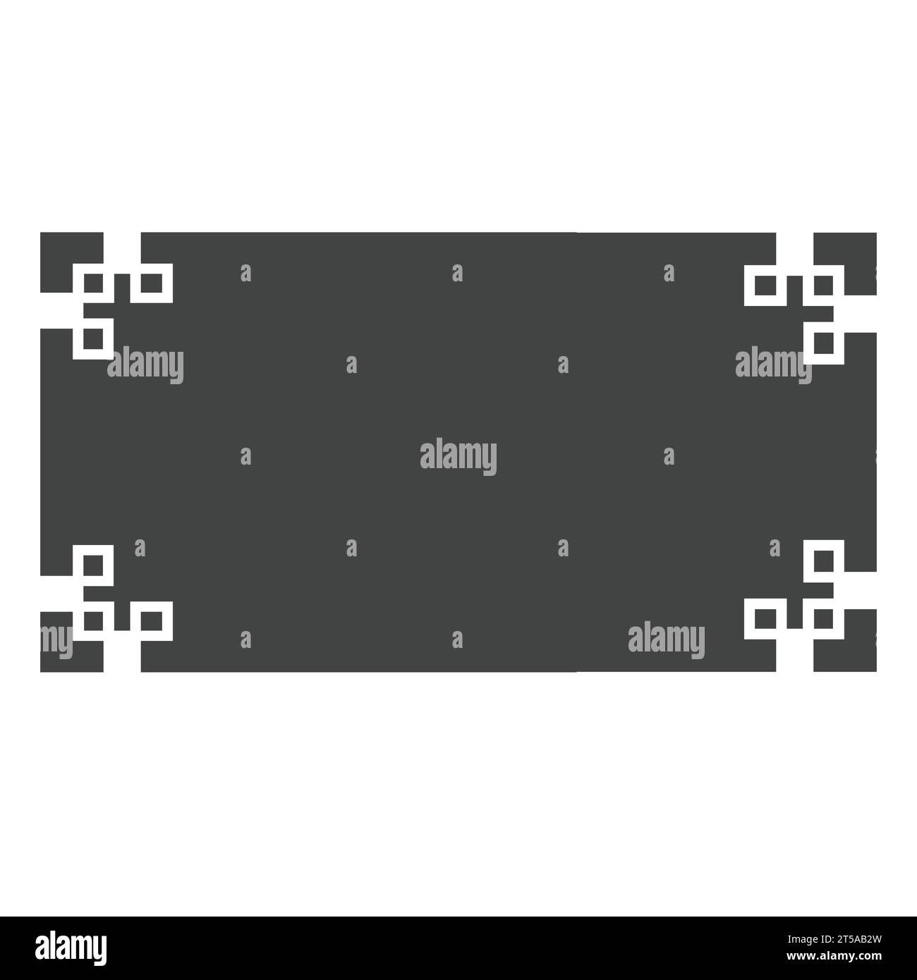 chinese border frame template Stock Vector Image & Art - Alamy