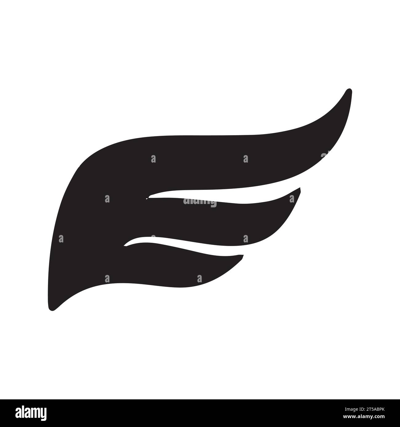 Wing falcon bird Logo Template vector Stock Vector Image & Art - Alamy
