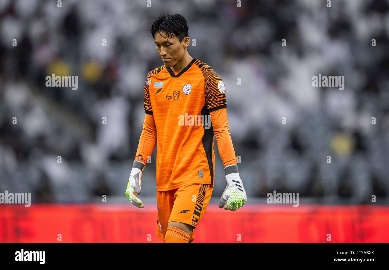 Kim Seung-gyu goalkeeper of Al Shabab FC during their Match Day 12 of the SAFF Roshn Saudi Pro League 2023-24 between Al Shabab FC and Al Ittihad FC at King Fahd International Stadium on November 3, 2023 in Riyadh, Saudi Arabia. Photo by Victor Fraile / Power Sport Images Credit: Power Sport Images Ltd/Alamy Live News Stock Photo