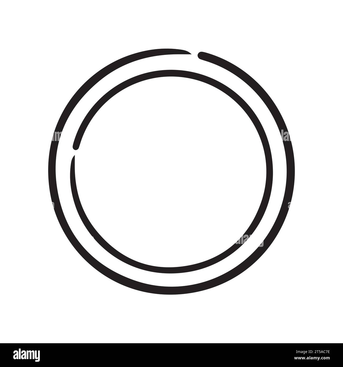circle load icon element logo Stock Vector
