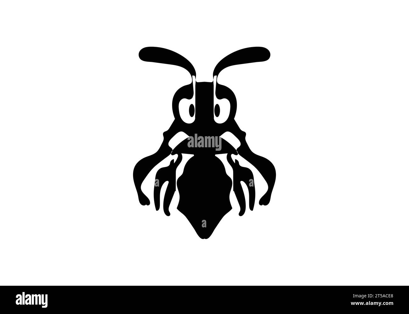 minimal style Asian Giant Hornet icon illustration design Stock Vector
