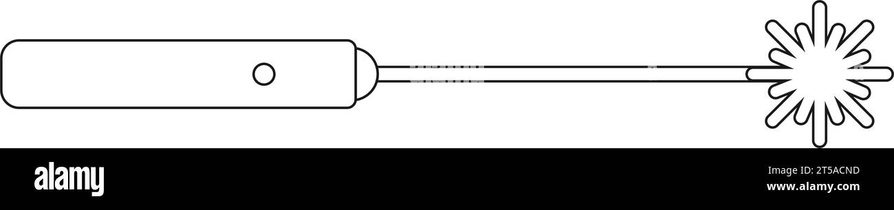 Laser pointer icon vector illustration symbol design Stock Vector