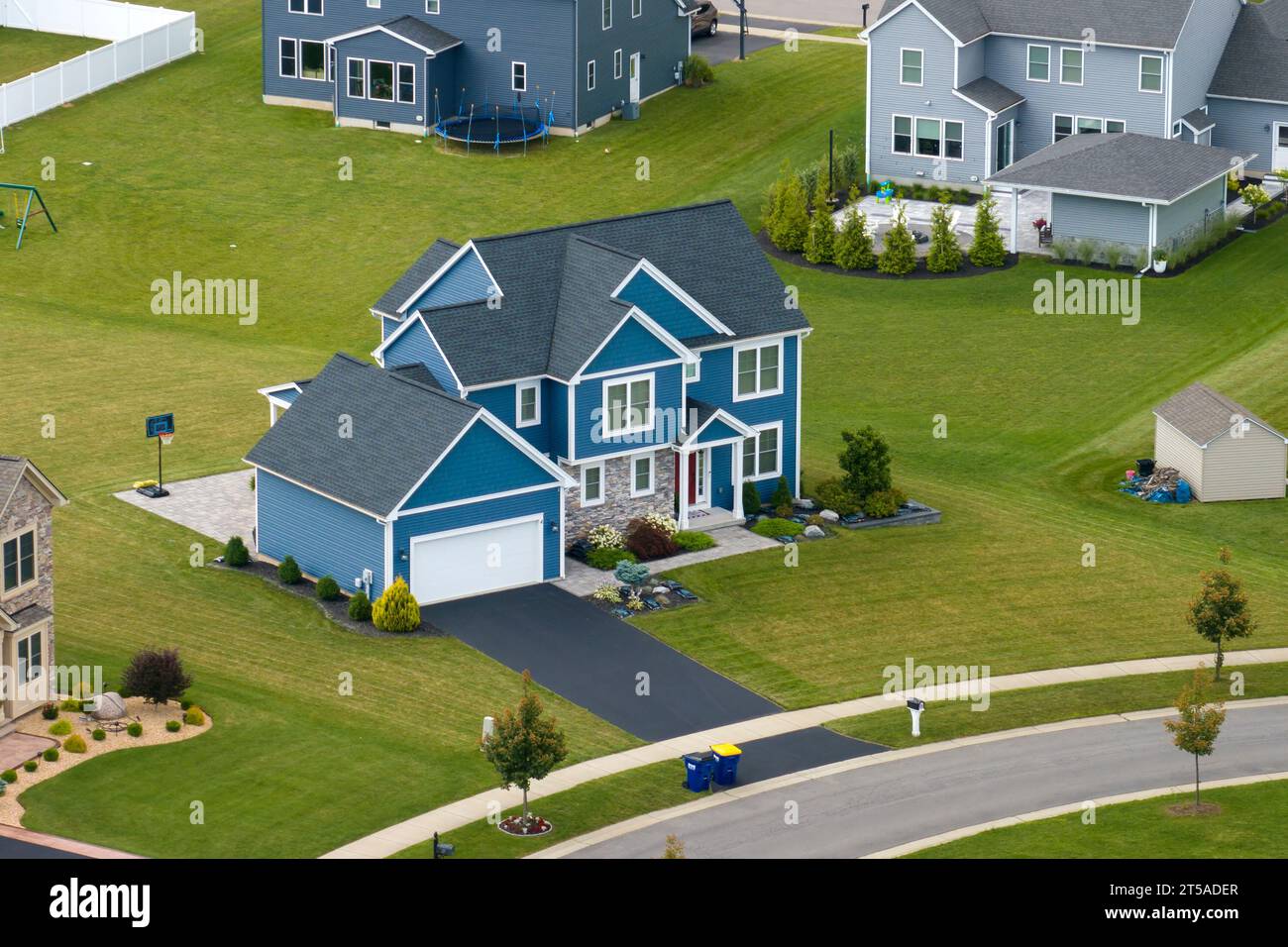 American dream homes as example of real estate development in US