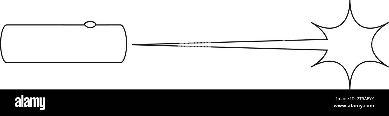 Laser vector vectors Black and White Stock Photos & Images - Alamy