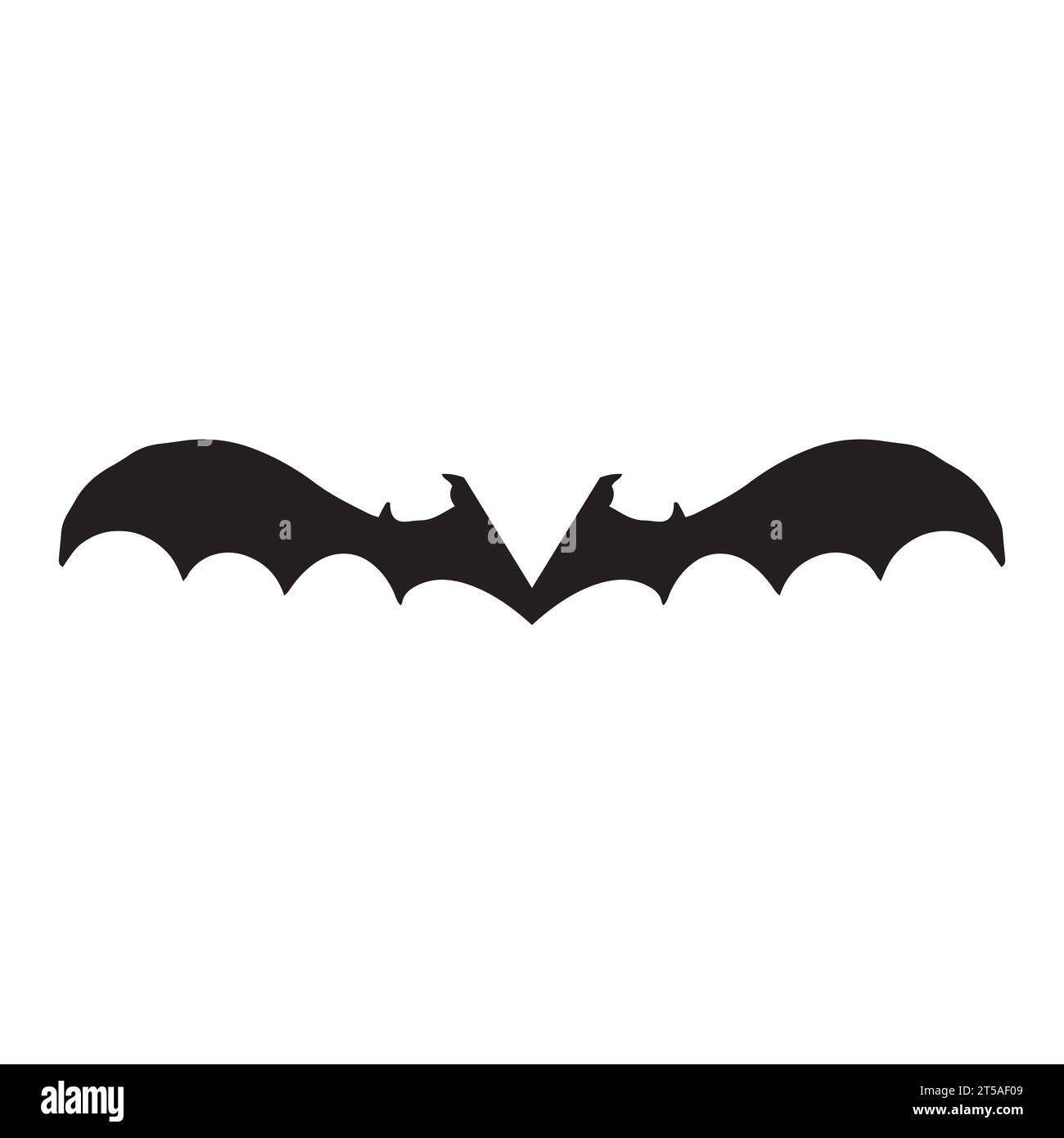 Bat wing logo vector element Stock Vector Image & Art - Alamy