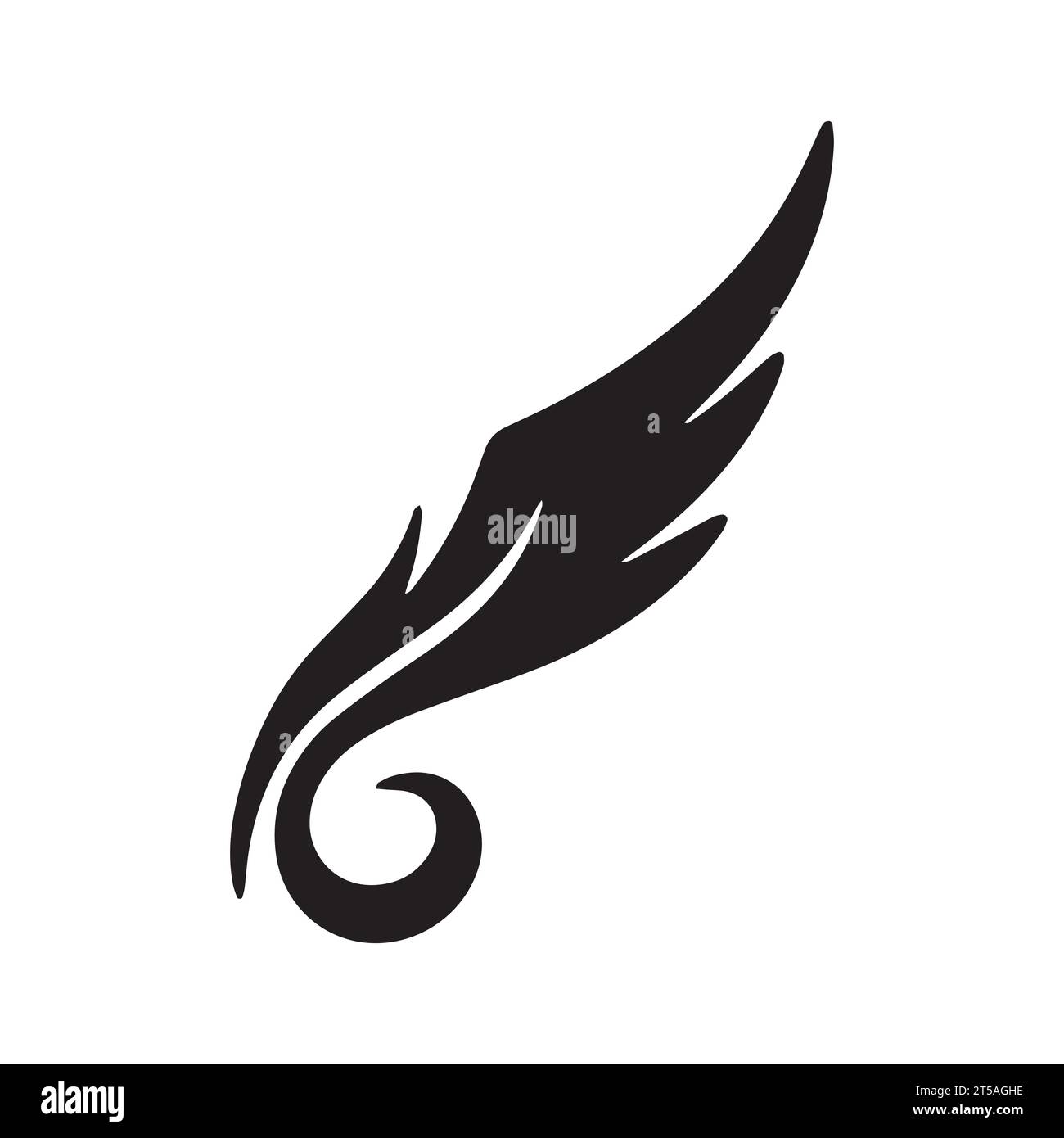 Wing falcon bird Logo Template vector Stock Vector Image & Art - Alamy