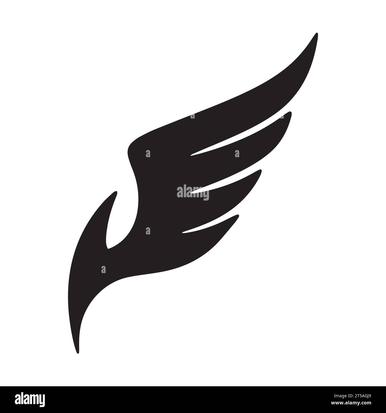 Wing falcon bird Logo Template vector Stock Vector Image & Art - Alamy