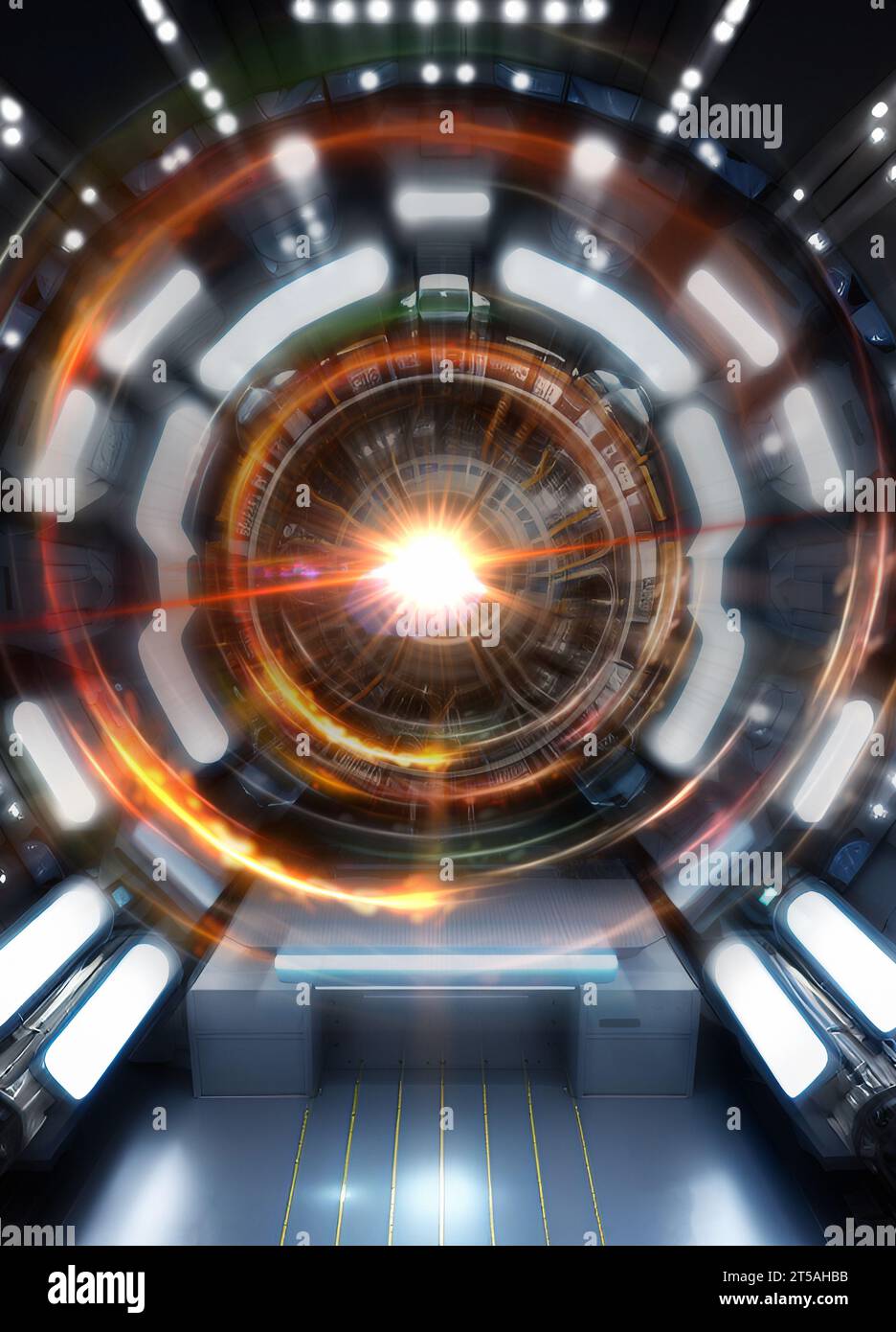 Particle accelerator conceptual illustration Stock Photo Alamy Particle accelerator conceptual illustration Stock Photo Alamy