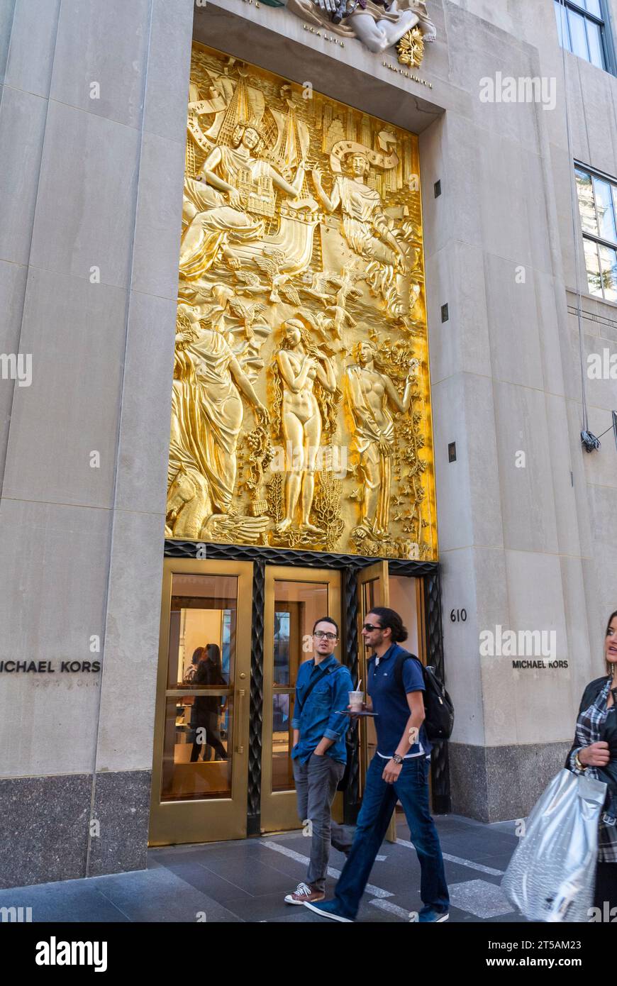 New York City, USA. 20th Feb, 2020. American fashion brand Michael Kors  stall seen in a