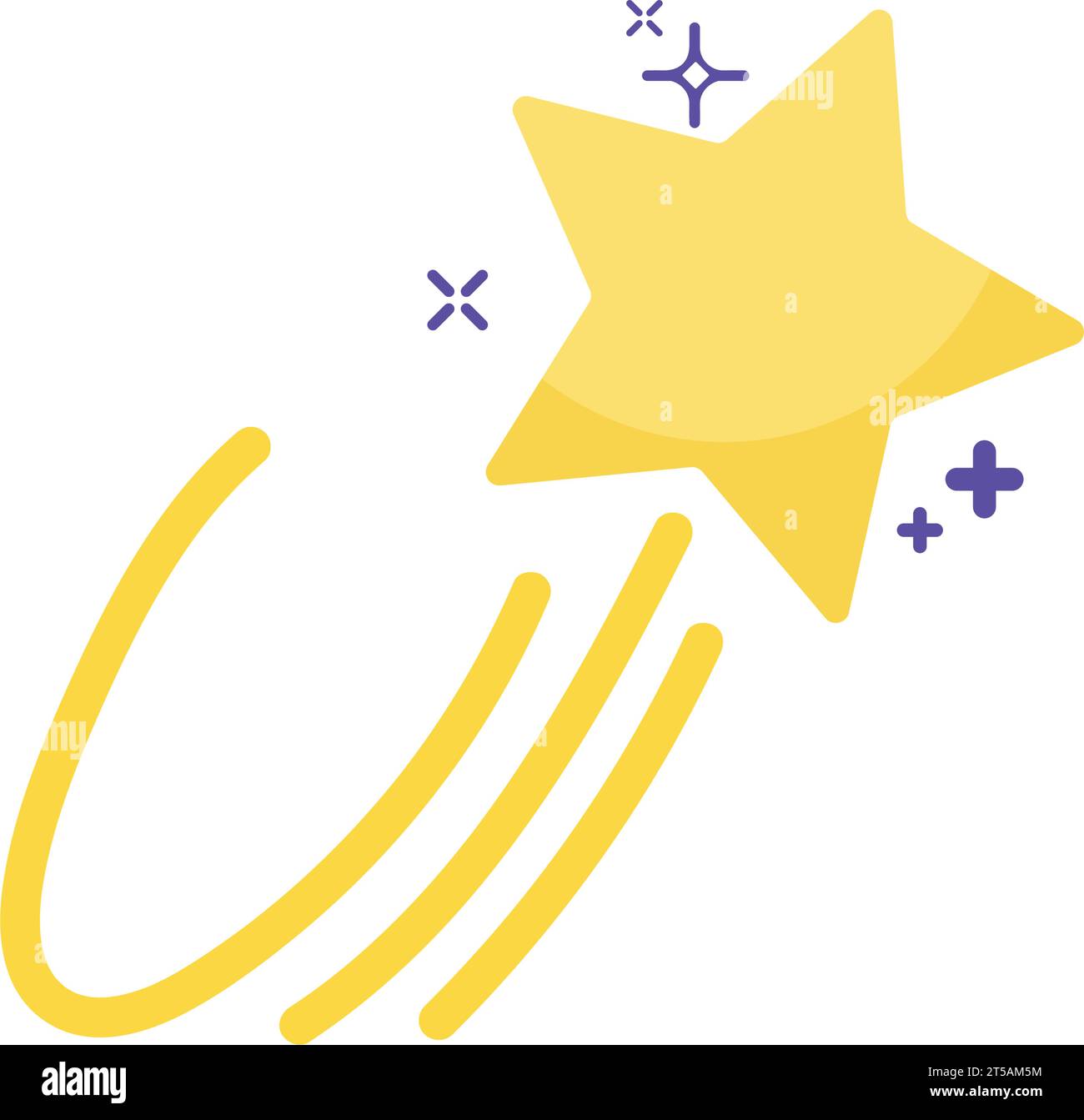 Isolated golden star shape icon Vector Stock Vector Image & Art - Alamy