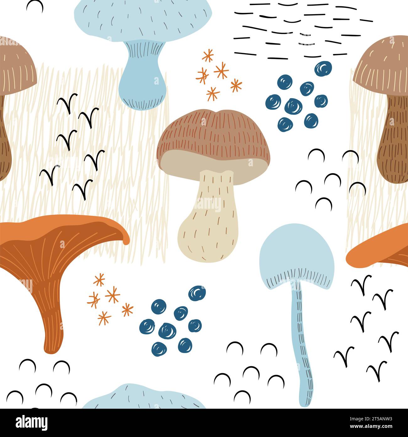 Vector forest pattern Stock Vector Image & Art - Alamy