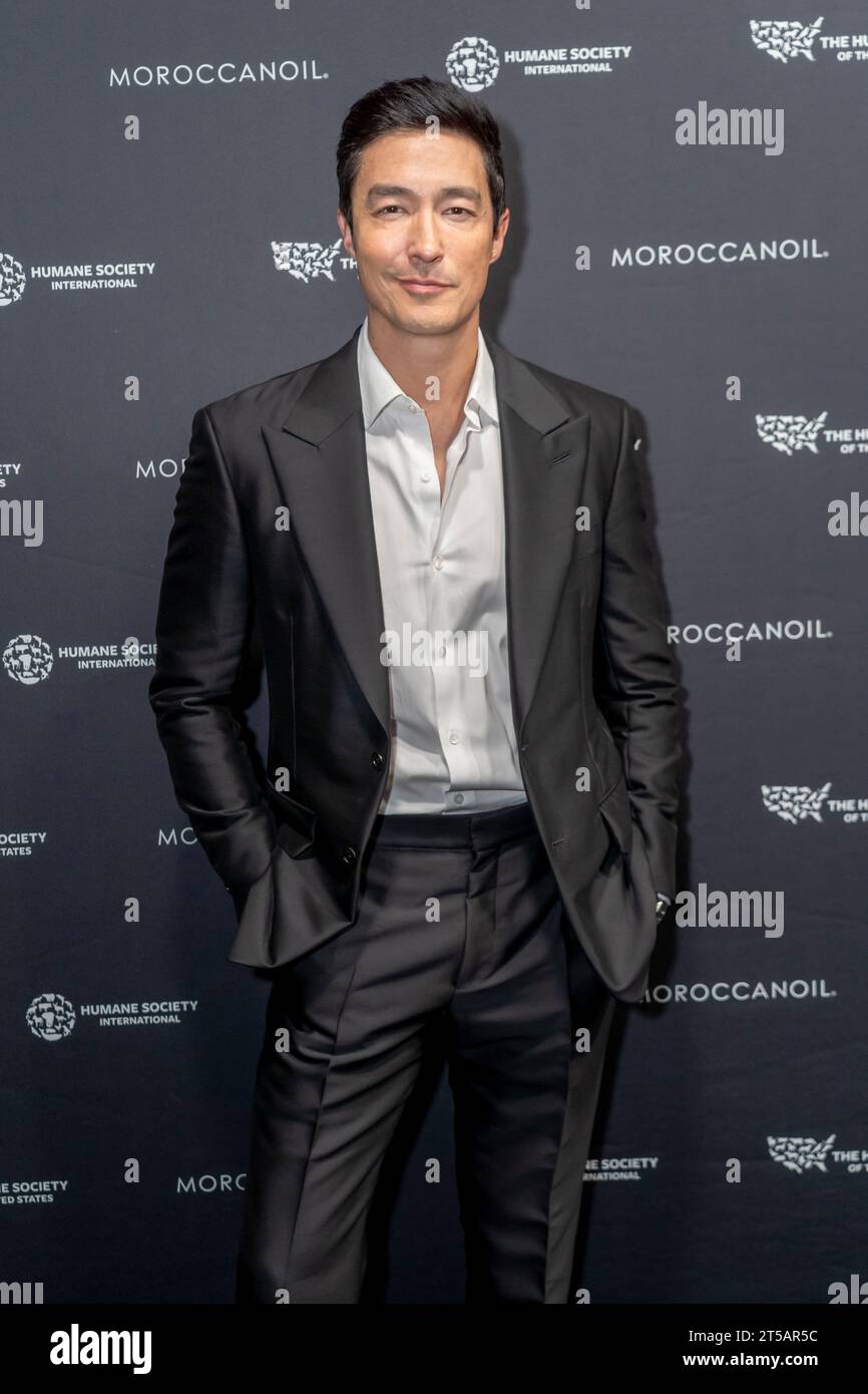 New York, United States. 03rd Nov, 2023. Daniel Henney attends The Humane Society's To The Rescue! Gala at Cipriani 42nd Street in New York City. (Photo by Ron Adar/SOPA Images/Sipa USA) Credit: Sipa USA/Alamy Live News Stock Photo
