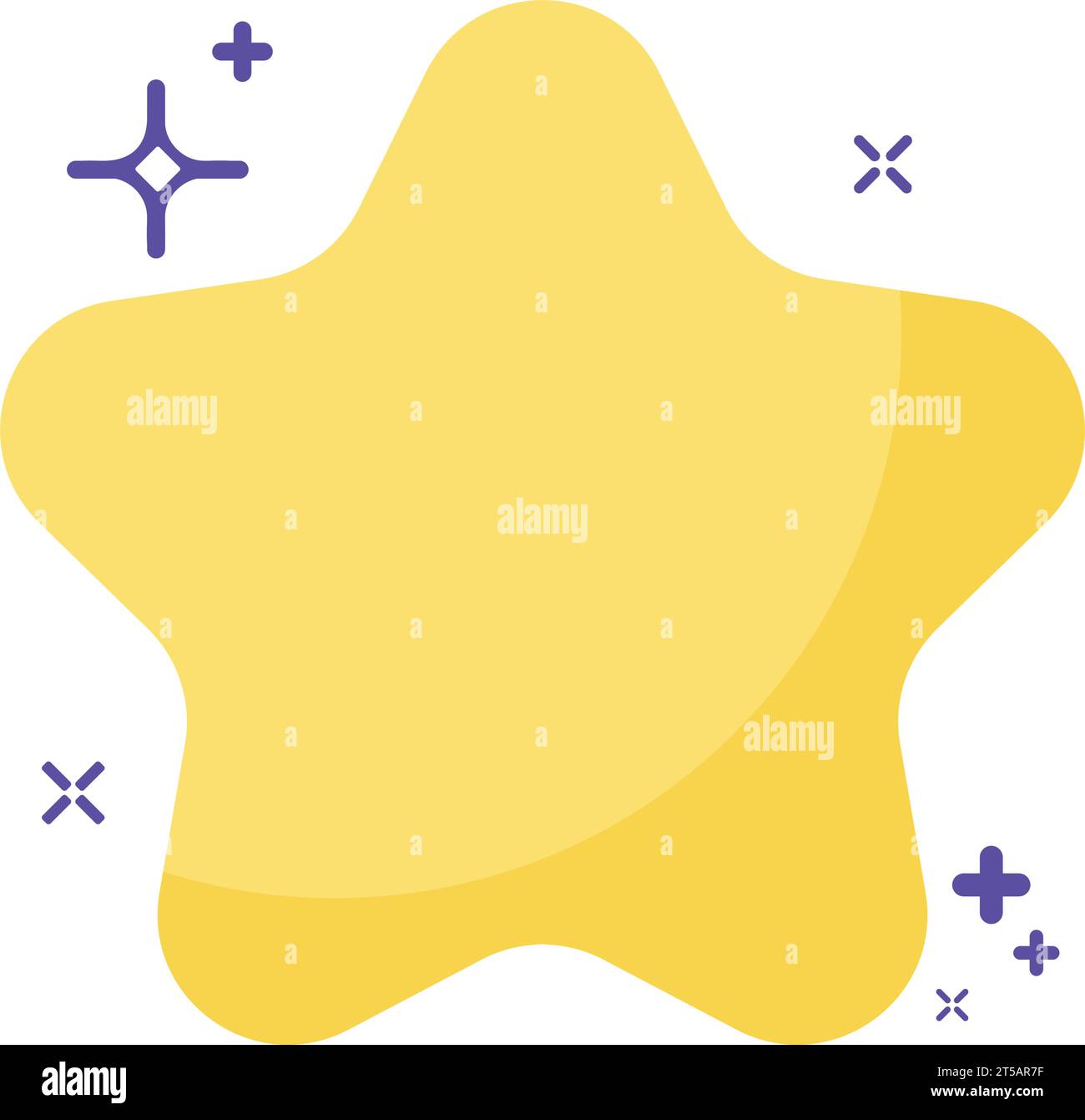 Isolated golden star shape icon Vector Stock Vector Image & Art - Alamy