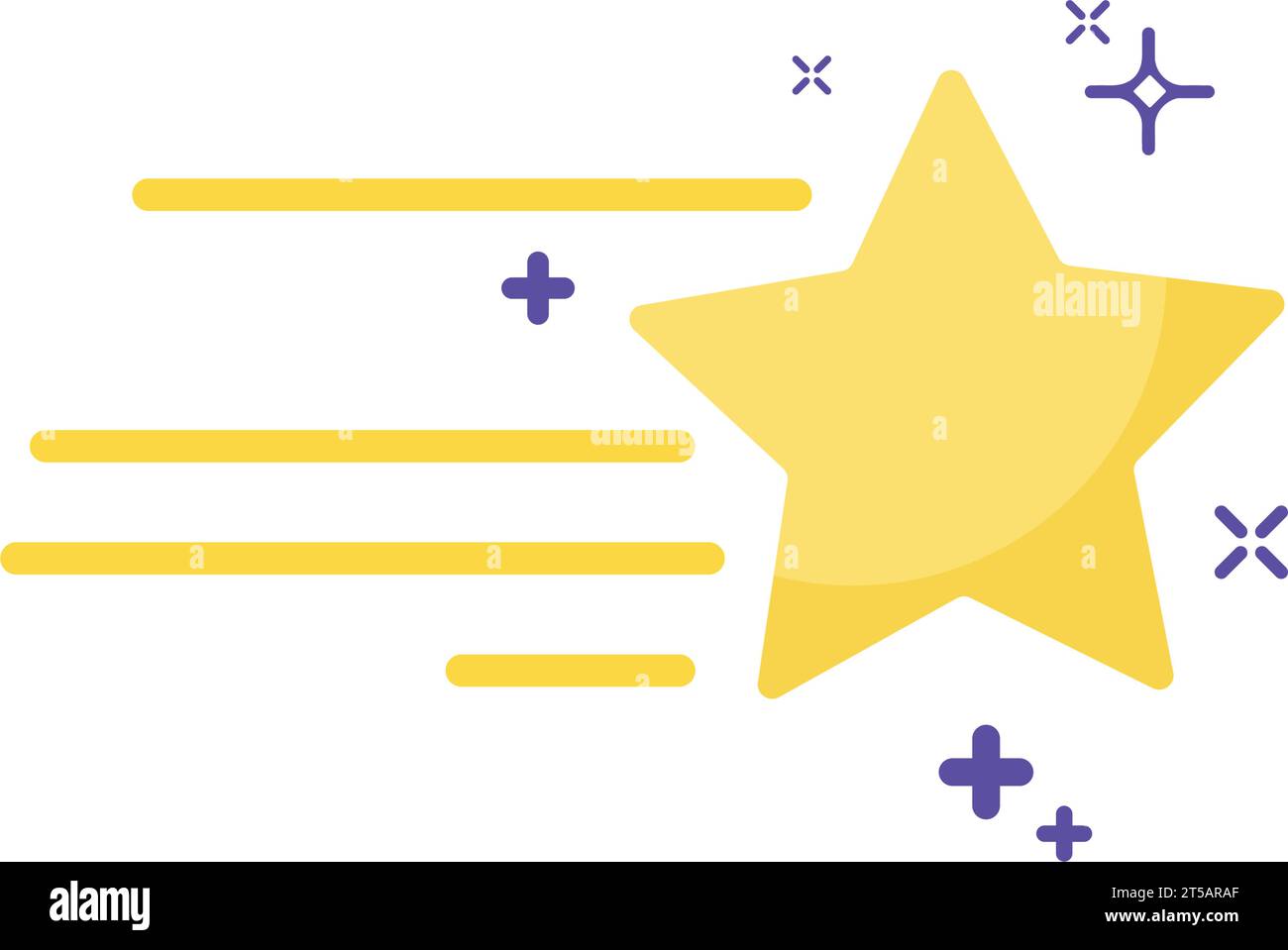 Isolated golden star shape icon Vector Stock Vector Image & Art - Alamy