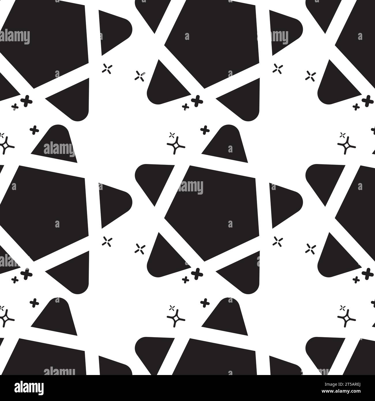Star shape seamless pattern background Vector Stock Vector Image & Art ...