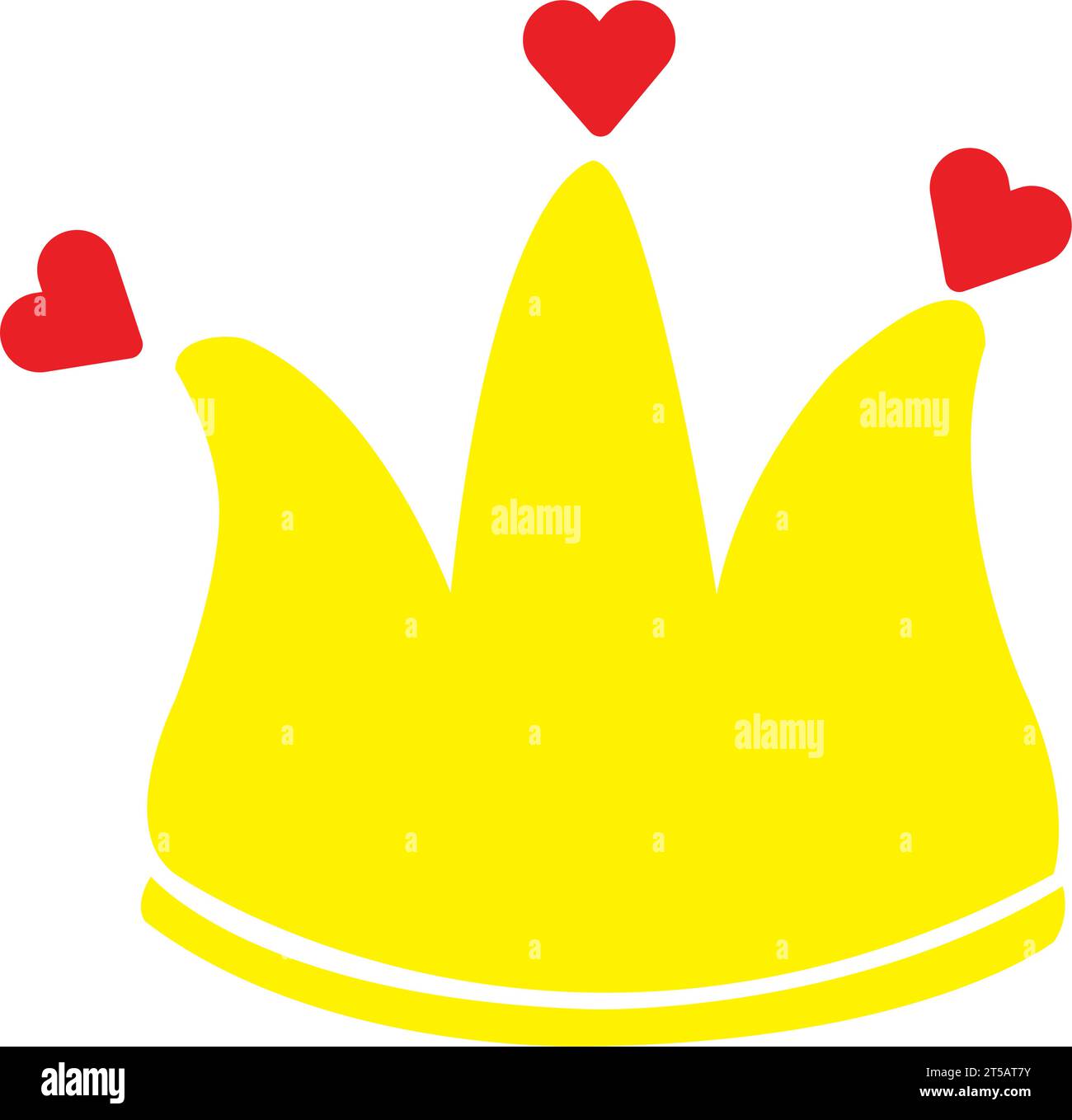 Isolated golden crown icon Royal accessory Vector Stock Vector Image ...