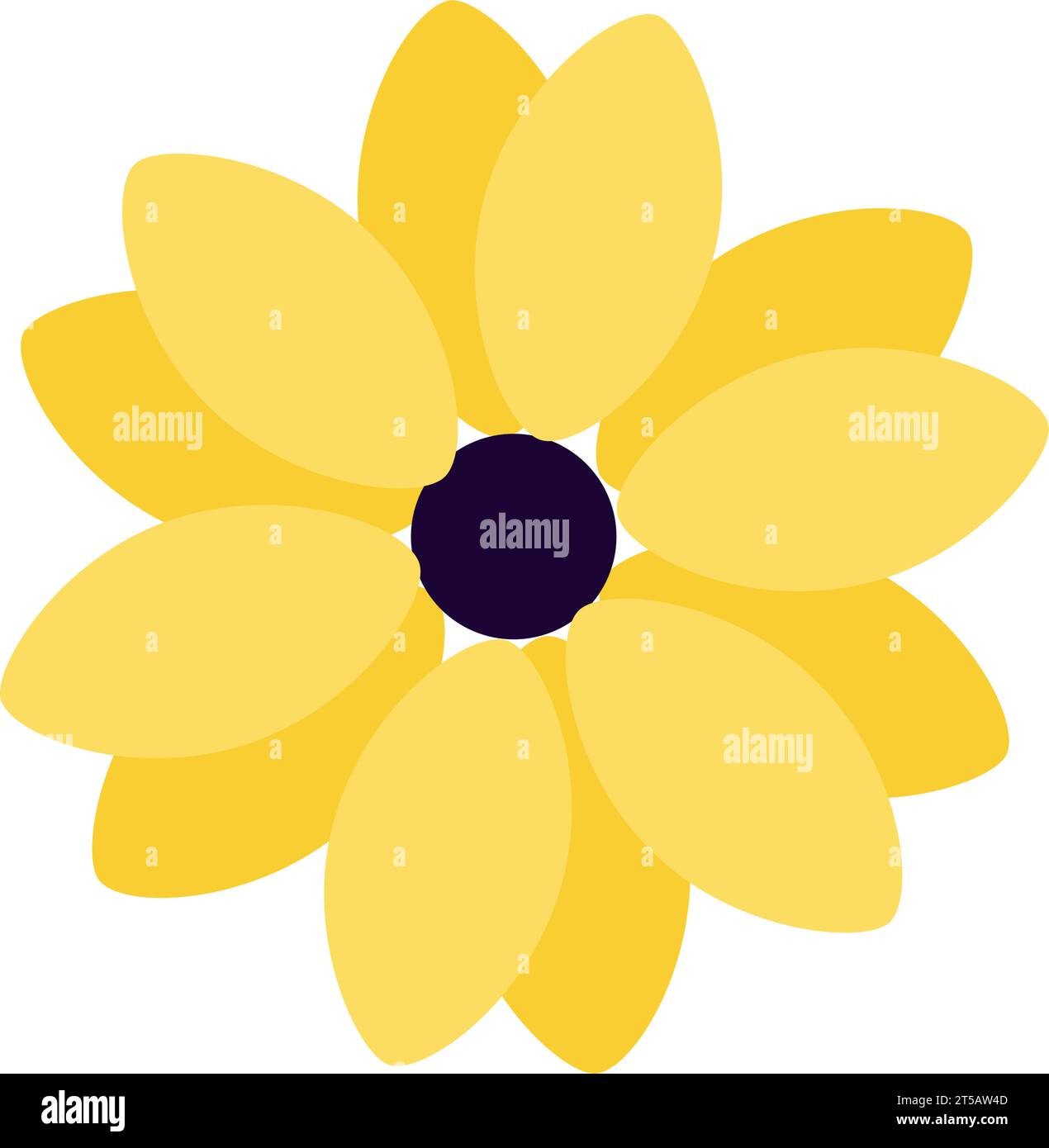 Isolated colored cute flower icon Vector Stock Vector Image & Art - Alamy