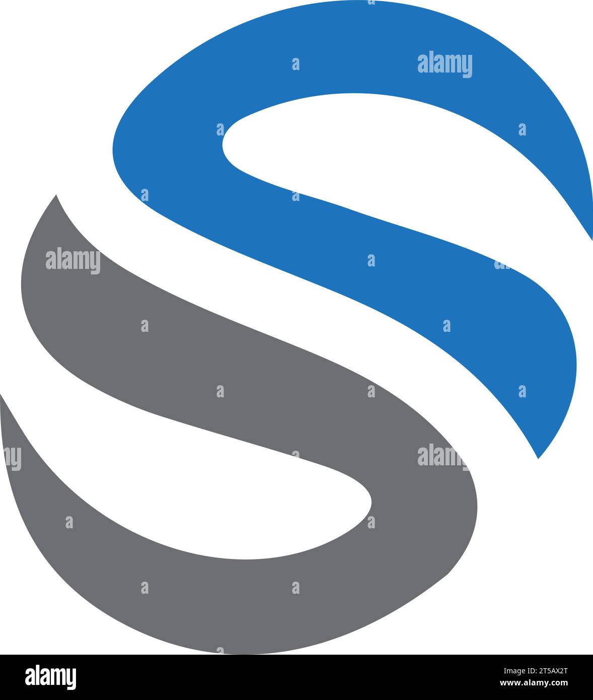 SS letter logo design vector template Stock Vector